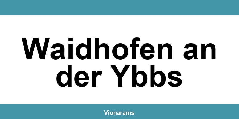 AMS in Waidhofen an der Ybbs: Telefonnummer und Jobs