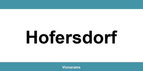 AMS in Hofersdorf: Telefonnummer und Jobs