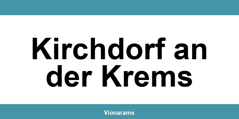 AMS in Kirchdorf an der Krems: Telefonnummer und Jobs